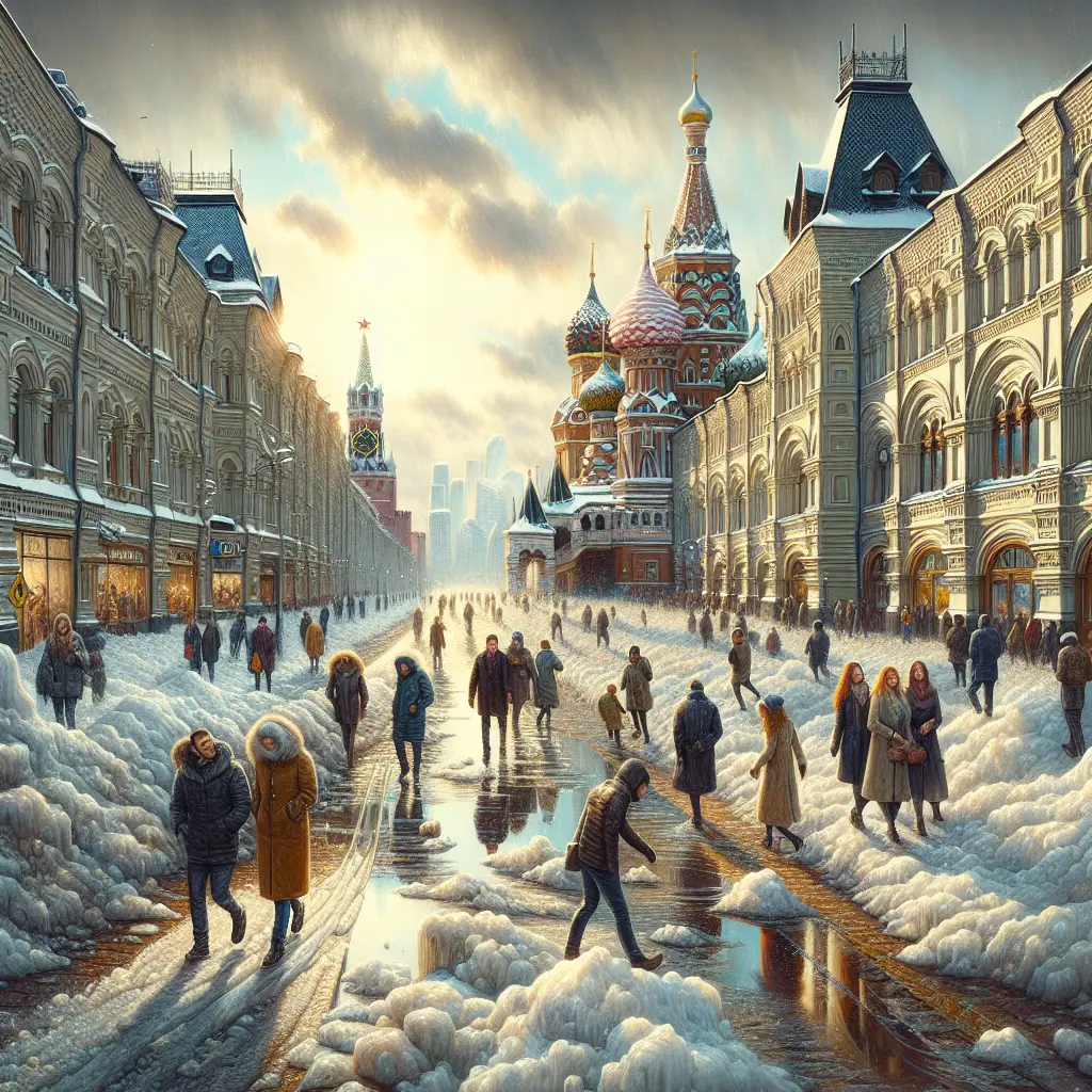 Hvordan er vejret i Moskva i marts måned?