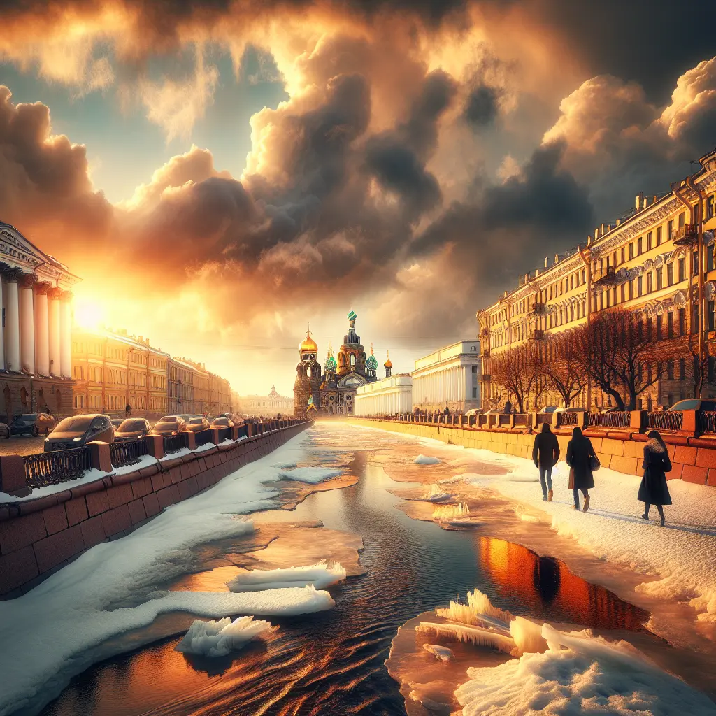 Hvordan er vejret i Sankt Petersborg i april måned?